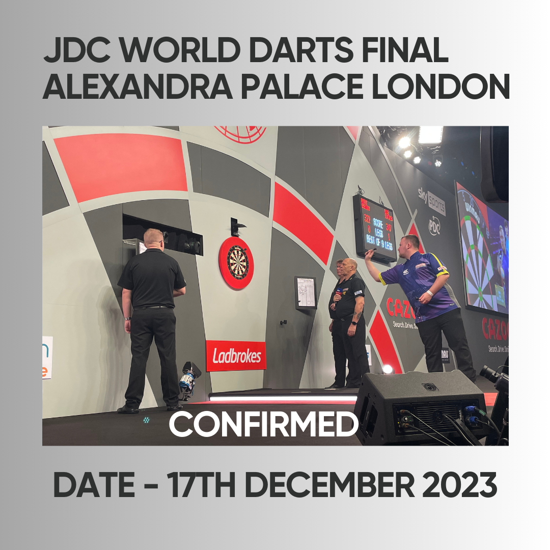 JDC WORLD DARTS FINAL ALEXANDRA PALACE LONDON