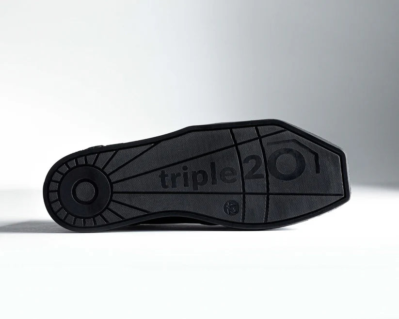 BLACK FULL LEATHER DARTS SHOE