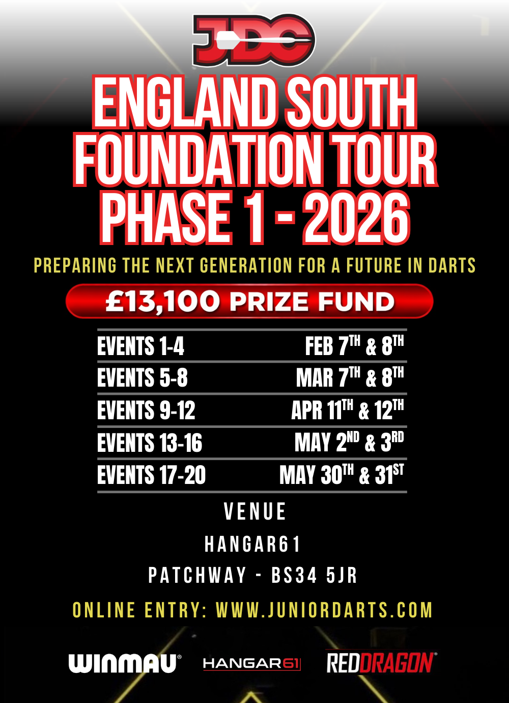 FOUNDATION TOUR PHASE 1 - SOUTH EVENTS 17-20