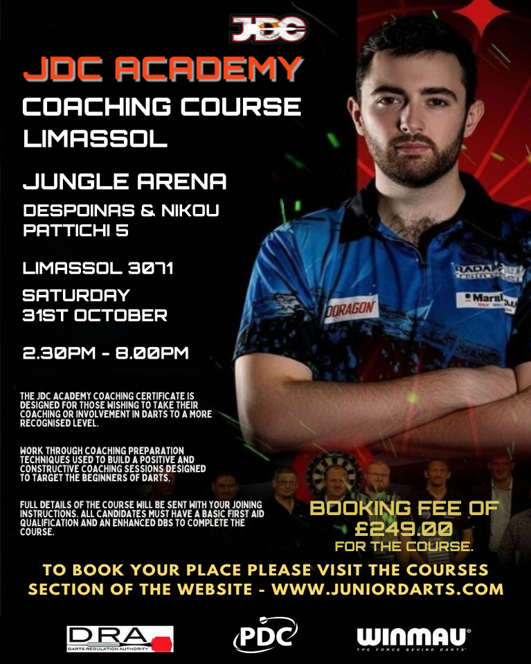 JDC ACADEMY COACHING COURSE - CYPRUS